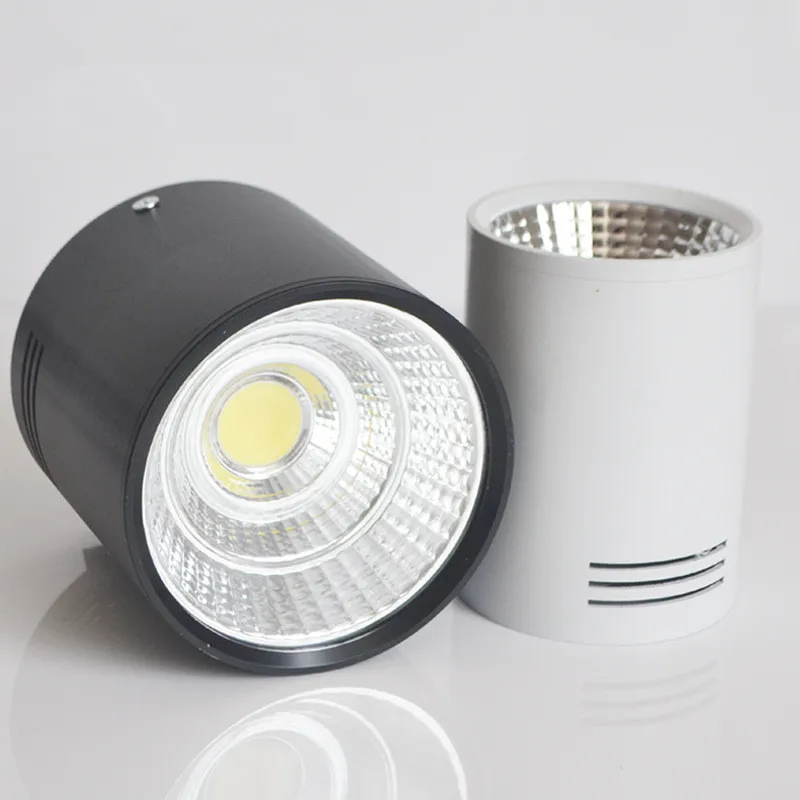 

Surface Mounted Dimmable COB LED Downlights 7W 10W 15W 20W 30W LED Ceiling Lamps Spot Light Downlights AC85-265V