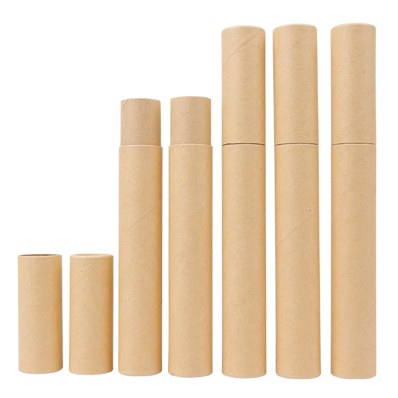 

200pcs/lot Kraft Paper Incense Tube Incense Barrel Small Storage Box for pencil Joss Stick Convenient Carrying 2.7cmx20.7m