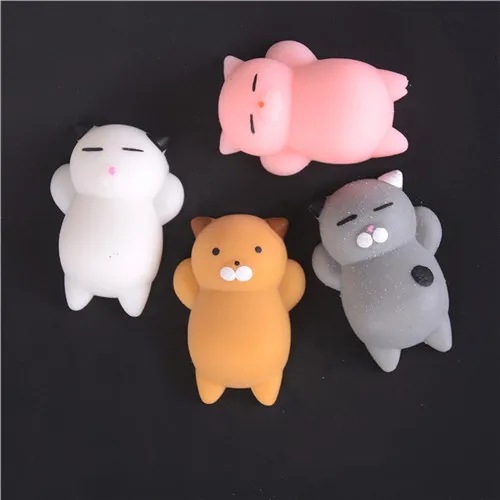 

Fun Stress Squishies Slow SqueezeToys Mini Squishy Soft Cute Cat/seal Animals Ball Decompression Sticky Eliminate Pets