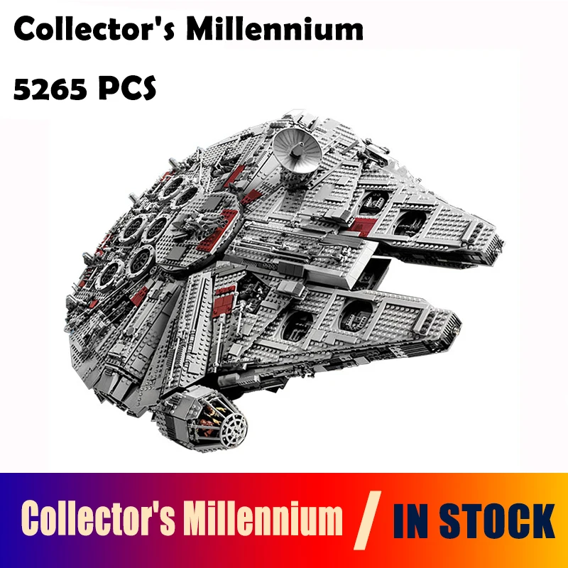 

05033 Star 5265Pcs Wars Collector's Millennium Model Falcon Building Kit Blocks Bricks Toy Gift Compatible with lego 10179