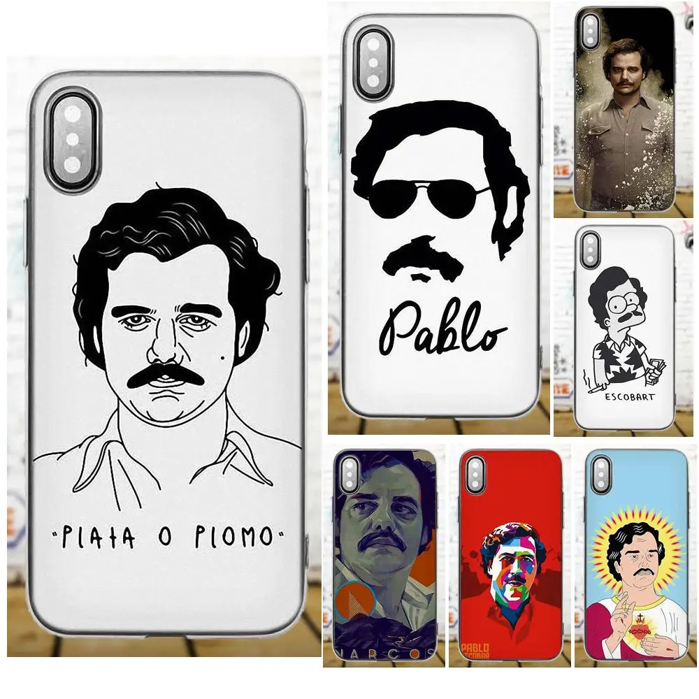 Oedmeb Pablo Escobar Phone Case For Xiaomi Redmi 5 4A 3 3S Pro Mi4 Mi4i Mi5 Mi5S Mi Max Mix 2 Note 4 Plus | Мобильные телефоны и