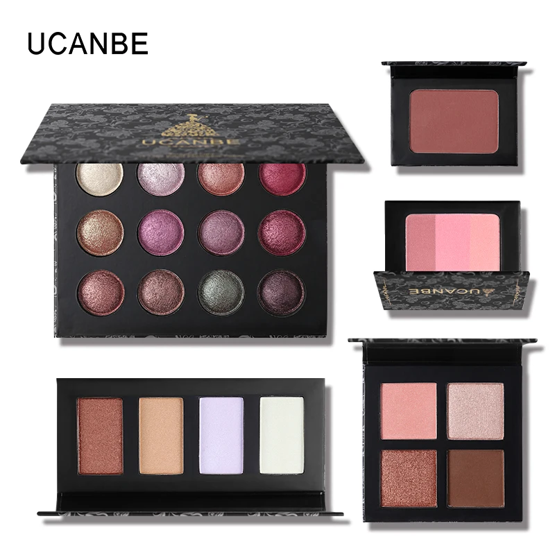 

UCANBE Brand Makeup Palette Highlighter Bronzer Eyeshadow Blusher Pressed Powder Cosmetic Kit Big Clearence