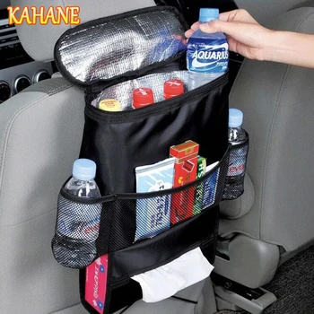 

KAHANE Car Seat Back Multi-Pocket Bag Holder Ice Cool Hot Fridge Food Storage Bag FOR Audi BMW Mercedes Benz VW Toyota Honda KIA