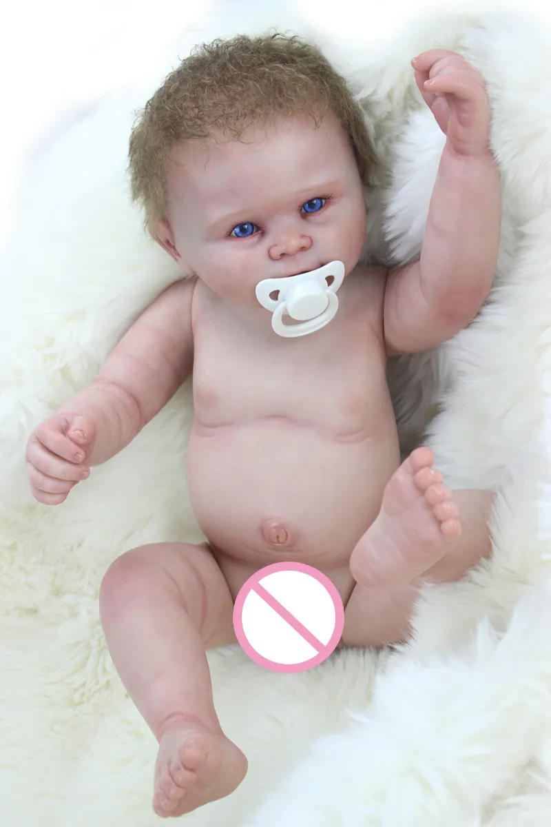 Реалистичная силиконовая кукла младенец 55 см|realistic baby boy dolls|reborn dollsbaby doll |