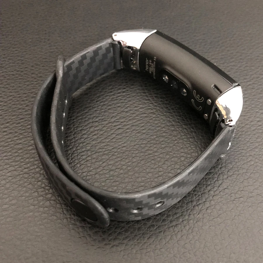 Ремешок из углеродного волокна для Honor Band 4 спортивный браслет Huawei 4/5 Сменный