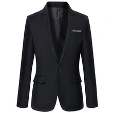 Новое поступление топ костюм куртка для мужчин костюм повседневный мужской жакет вечерний костюм Блейзер 10 цветов Размер Masculino Terno Masculino