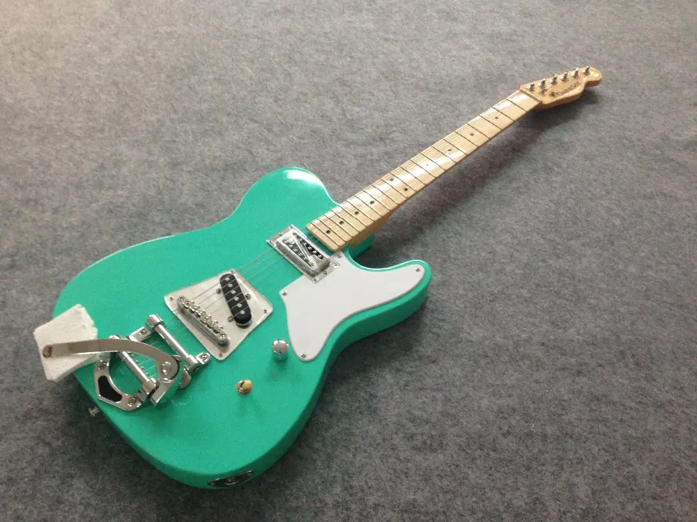 

Free shipping cost customized TL Special electric guitar with Bigby bridge