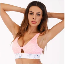 Быстросохнущий дышащий противоударный сексуальный пуш-ап мягкие бюстгальтеры для йоги женский спортивный бюстгальтер Топ для фитнеса Беговая форма для гимнастики женские топы на бретелях