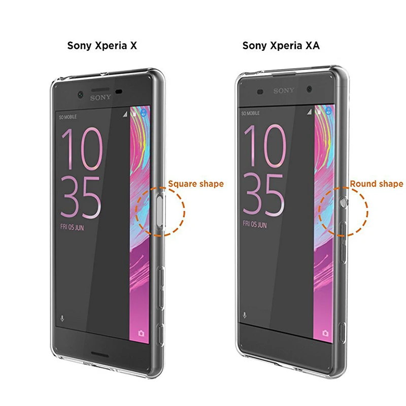 Мягкий ТПУ чехол для телефона sony Xperia X XA Performance F3111 F3112 XZ1 XZ3 XZ2 XZ Premium XA2 Ультратонкий Прозрачный чехол