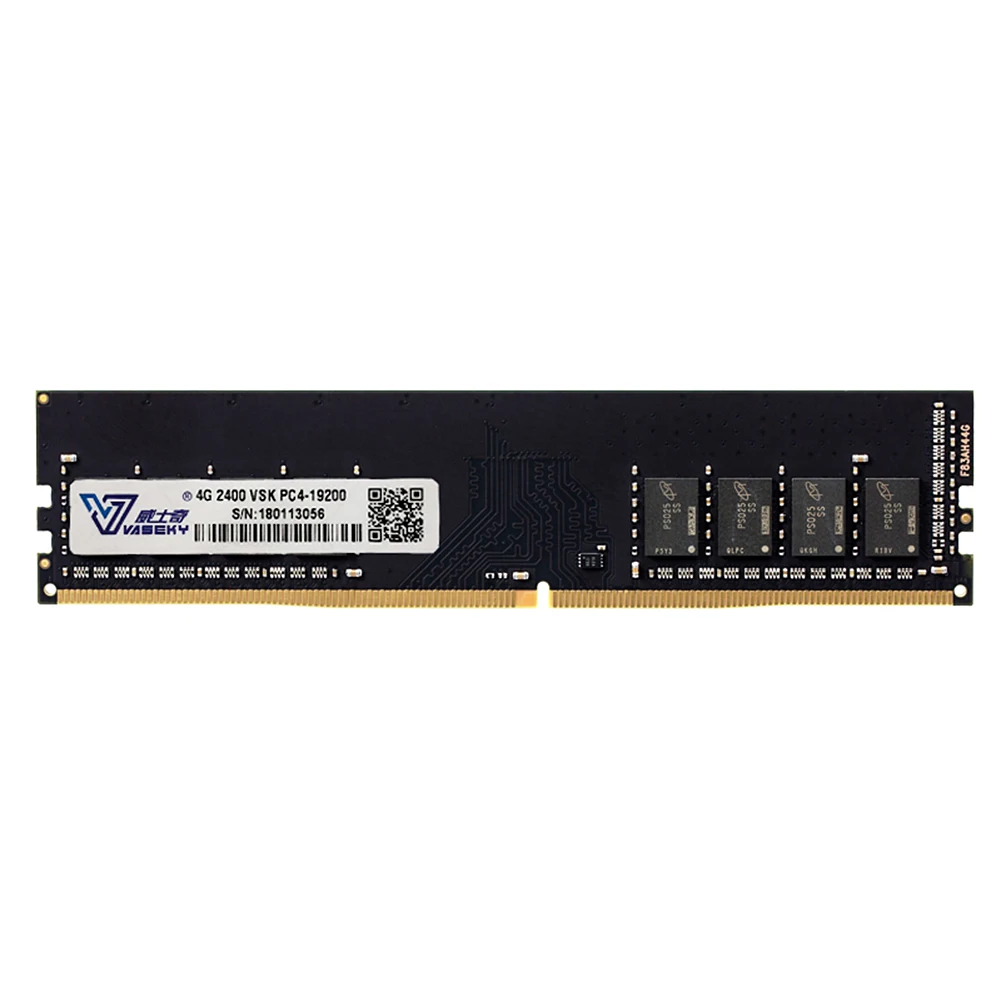 

Vaseky DDR4 RAM Memory 4GB 2400MHz Memory for Desktop PC4-19200 17000 2400MHz 288P DIMM