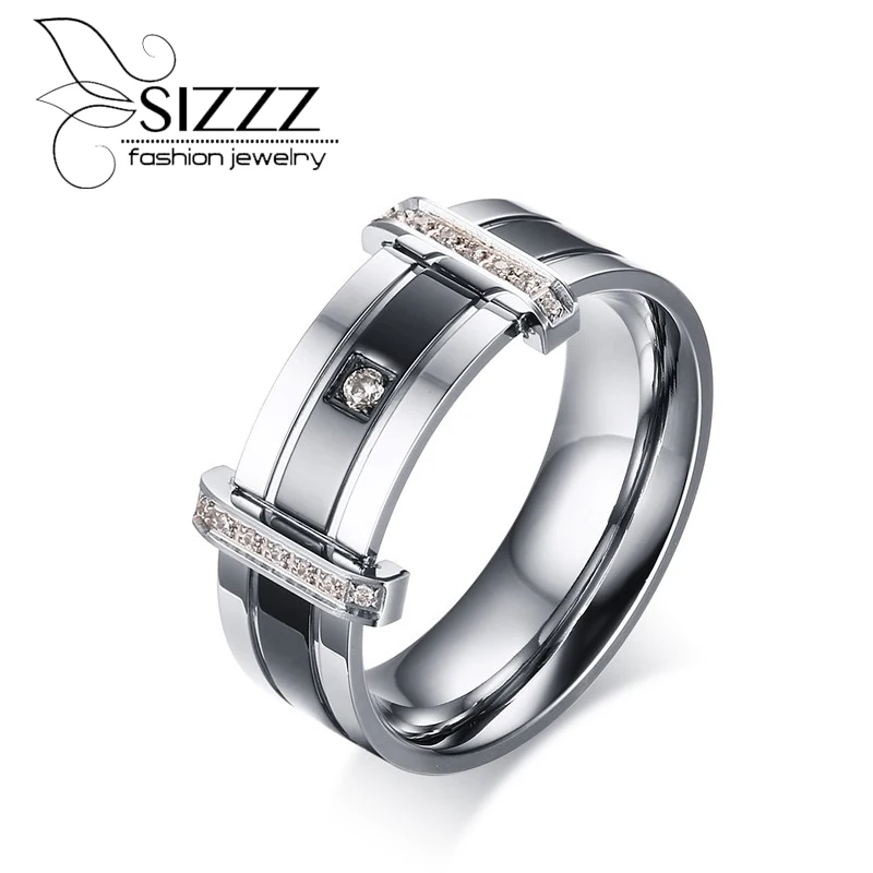 

SIZZZ Steel Rings for Men 8MM Exclusive Men Engagement Rings