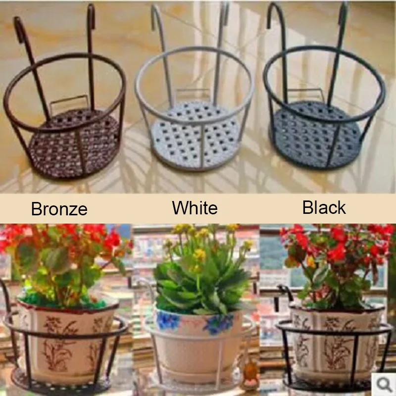 Flower Rack Flowerpot Holder Garden Decoration  Plant Holder Display Rack Balcony Ornament Hanging Baskets