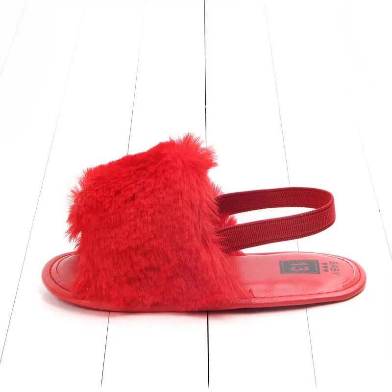 Baby Sandals for Girls Beach Sandals 2019 Summer New Kids Shoes Lovely Plush Toddler Princess Non-slip Crib Slippers Kids Gifts (33)