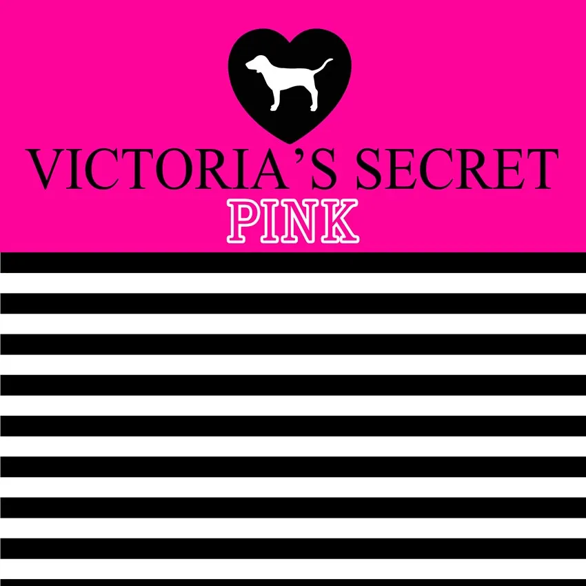 Victorias Secret Love Pink Backdrop- Love Pink Party- Party Banner- Digital File Backdrop VS PINK