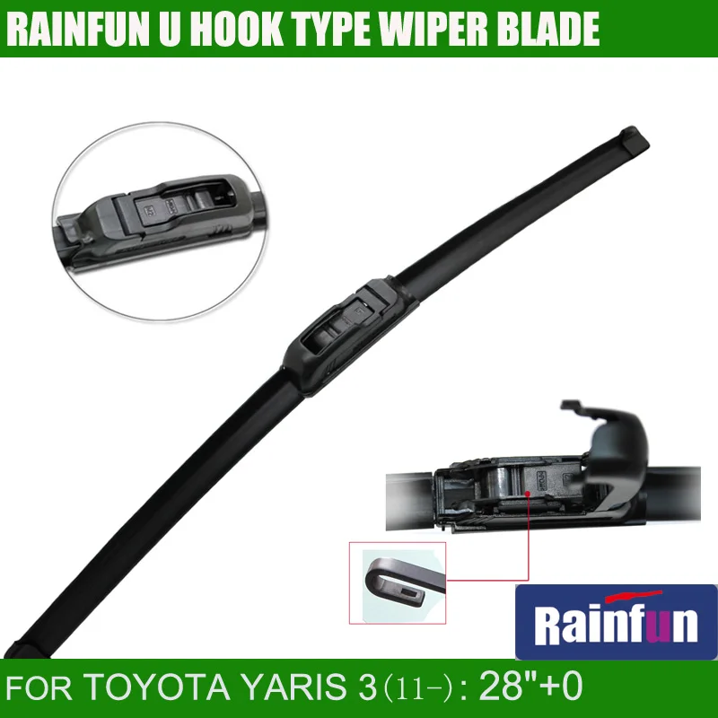 RAINFUN JH001 28"+0" dedicated car wiper blade for TOYOTA YARIS 3