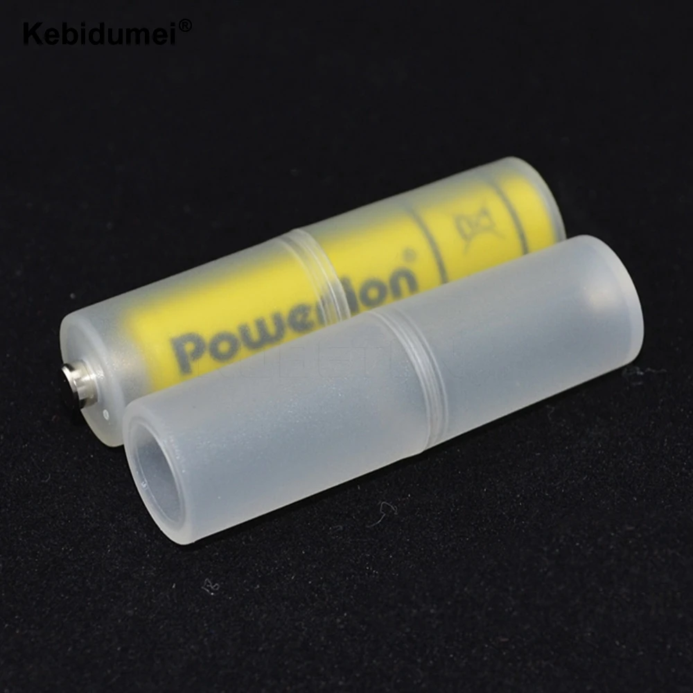 Kebidumei AAA to AA Size Cell Battery Converter Adapter Adaptor