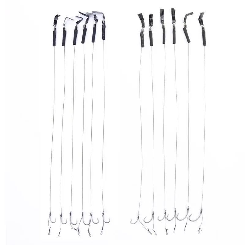 

30Pcs/Lot Barbless Size 6/8/10# Carp Fishing Hook Tackle with Hair Rigs Carp Fishing Tackles Tools Accessories Fishhooks Hooks