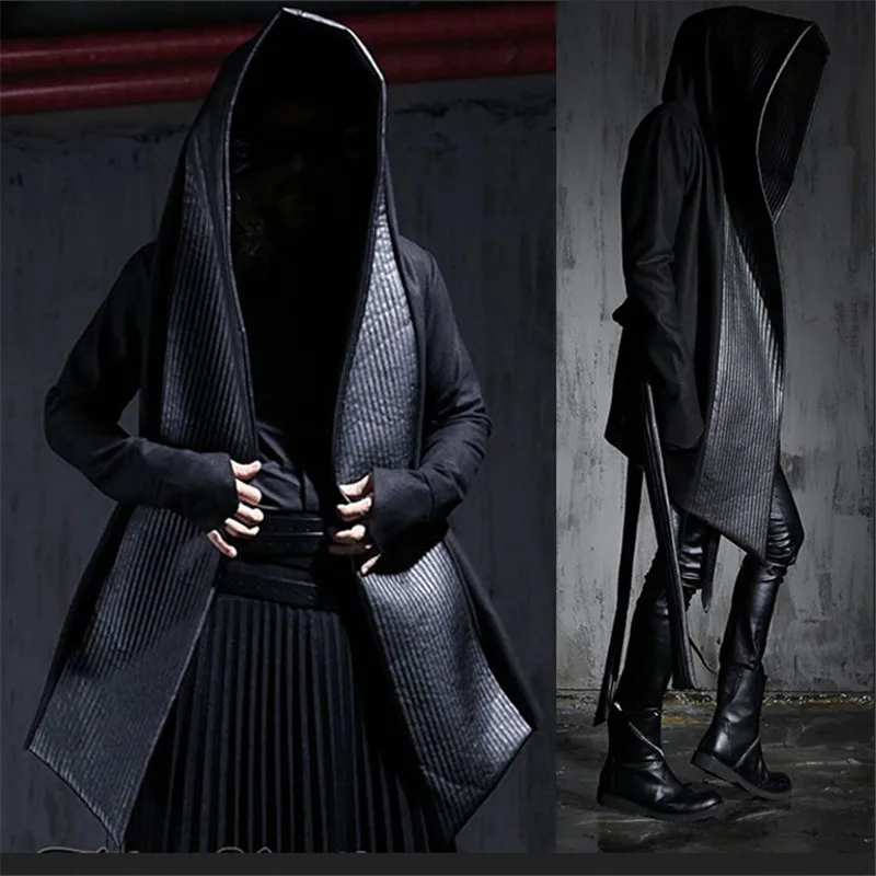 Men's Fur Lined Jacket Thick Long Warm Winter Fit Hooded