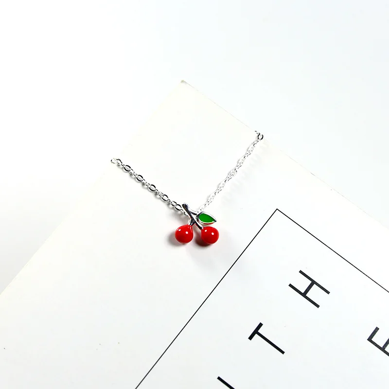 

Sweet Mini Cherry 925 Sterling Silver Necklace