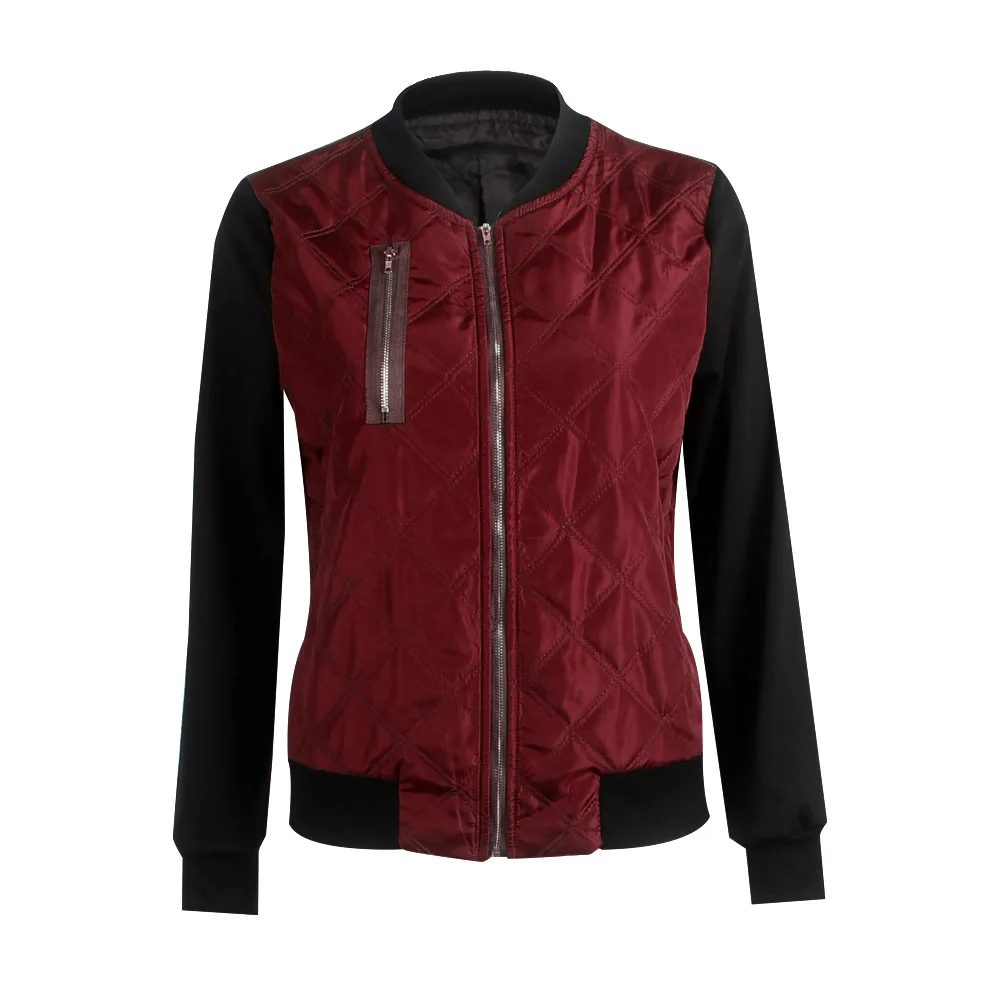 Zip Up Baseball Jacket Coats