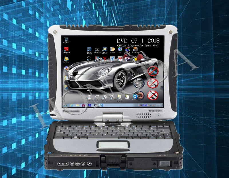 Adapted to MB STAR C4/C5.07 full Software contain X ENTRY/DAS/EPC/WIS/EWA/VEDIAMO/DTS-Monaco/HHTWIN/PL72 with 320GB HDD/SSD