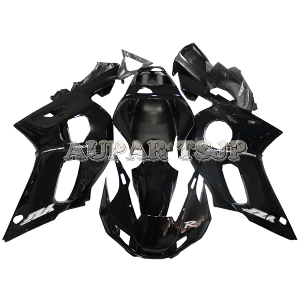 Черные капоты для Yamaha YZF-600 1998 1999 2000 2001 2002 R6 98 99 00 01 02 панелей ABS Пластик впрыска тела работа обтекатели
