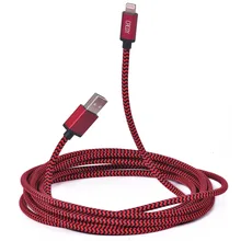 2M 3M CACOY MFI Certified Latest Metal Wire USB Date Sync Charging Cable for Lightning to USB Cable for iPhone 5 5s 6s 6 plus