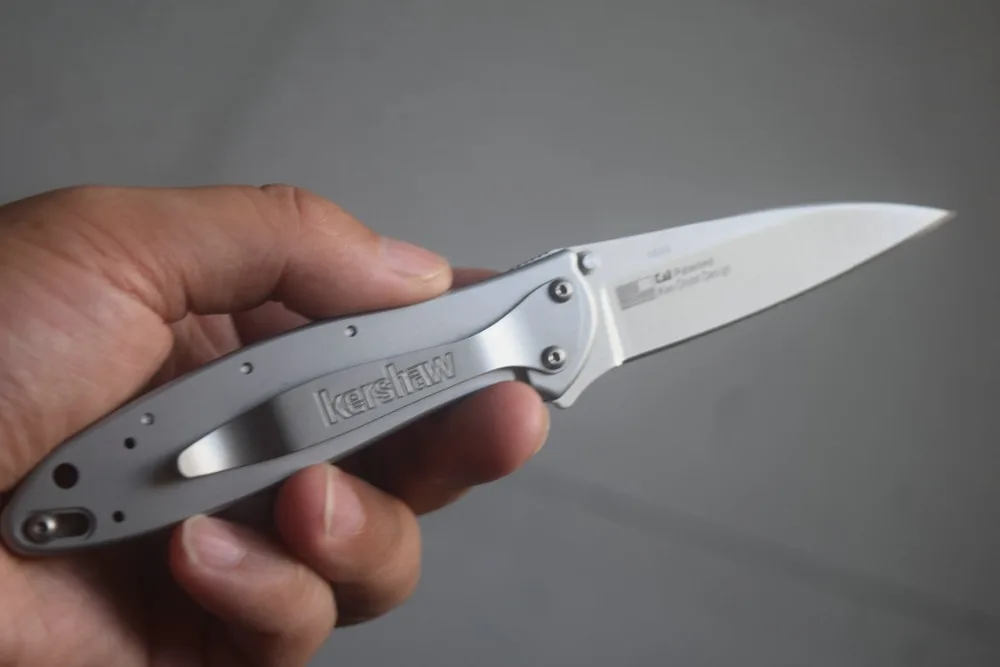 TRSKT kershaw 1660 Leek Флиппер складной нож 8cr13mov лезвие, ручка из нержавеющей стали карманный нож для кемпинга EDC инструменты Прямая поставка