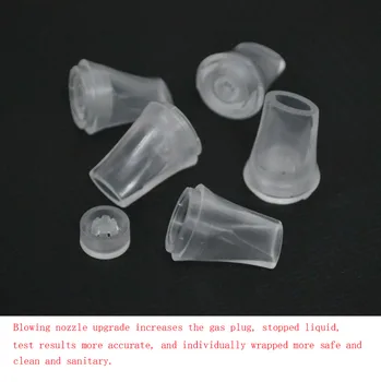 

New Blowing nozzle Digital Breath Alcohol Tester Breathalyzer mouthpieces 100pcs for 68F/683 Free shipping
