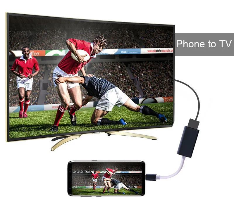 

Type C to HDMI Female Video Cable Adapter Converter For MacBook Air Pro Samsung Galaxy S8 S9 s10 Plus Note8 SONY HTC LG G5 to TV