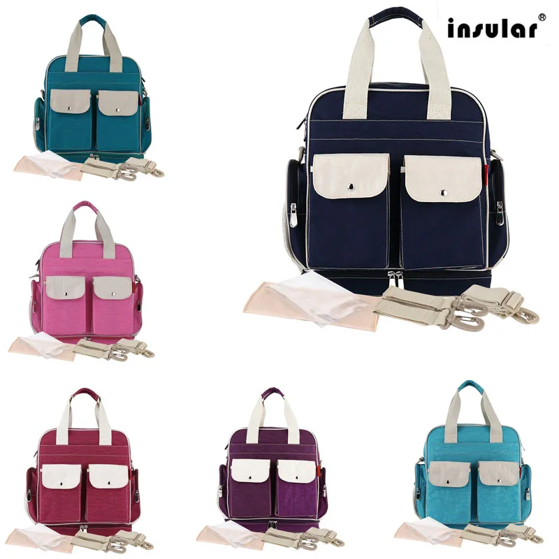 

Insular Diaper Bag Fashion Mummy Maternity Nappy Shoulder Bag Brand Baby Travel Backpack For Mom Diaper Bag For Baby Stroller