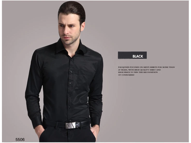 Для мужчин, Рубашки для мальчиков Формальные Бизнес социальных Рубашки для мальчиков классический Дизайн с длинным рукавом Non-Iron работы