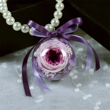 DIY пользовательские красочные вечные цветы ювелирные изделия, друзья подарки на день рождения, подарок любовника сюрприз