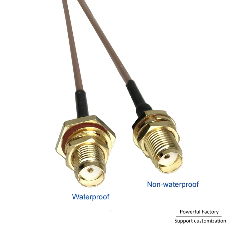 Заводская цена заказное водонепроницаемое гнездо SMA Ipex RG178 кабель с 10 см 1 шт