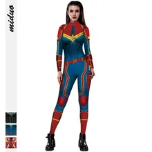 Iron man Costume 3D Print Slim Bodycon Bodysuit for Halloween Cosplay Sexy long Sleeve Overalls Rompers Womens Jumpsuit Iron man Costume 3D Print Slim Bodycon Bodysuit for Halloween Cosplay Sexy long Sleeve Overalls Rompers Womens Jumpsuit