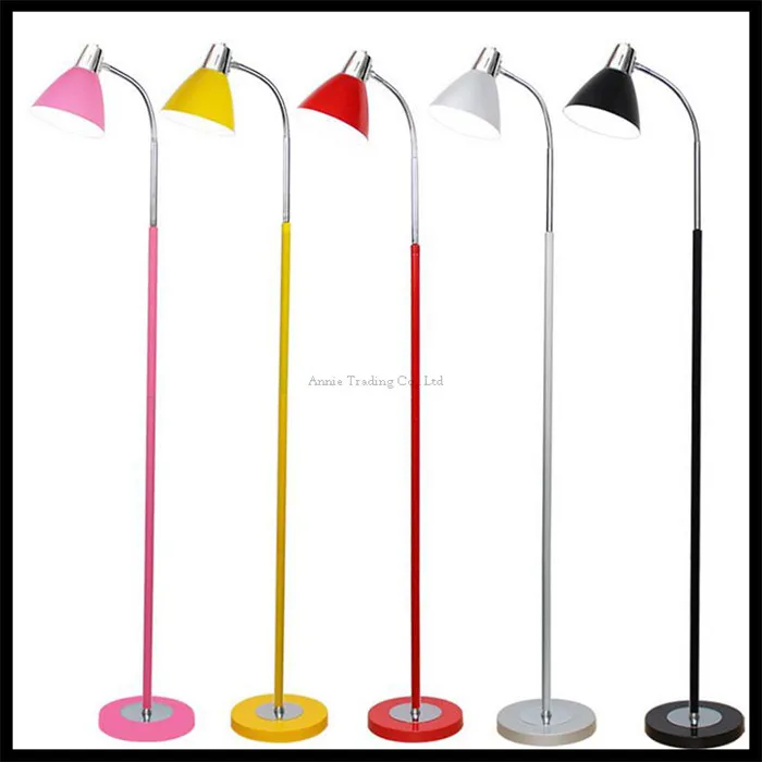 Piso de pé Lampada da Terra Lâmpadas de Assoalho Luz do Assoalho Rosa Amarelo Cinza Preto Lâmpada Lampen Loft Bonito Nordic 2 beautiful floor lamps