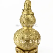 Фэн-шуй латунь фу Шоу Ву Лу для улучшения здоровья статуи/фэншуй Латунь Ву Лу