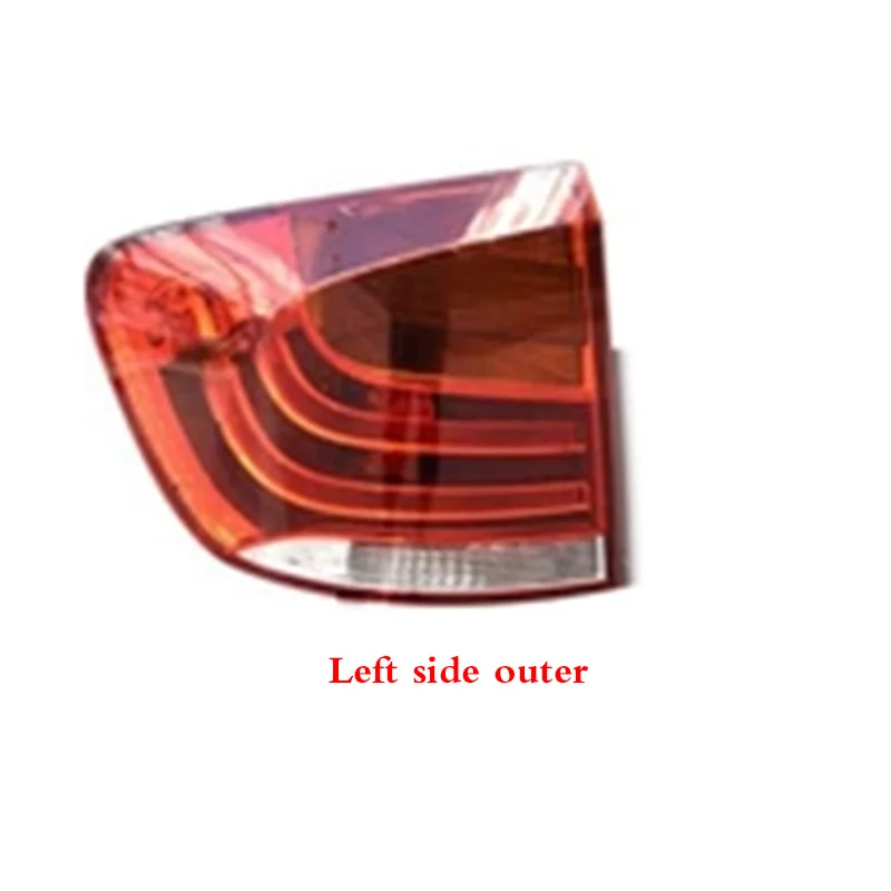 1 шт для BMW X1 E84 2010-, в красном цвете; новые комплекты задний светильник задний стоп-сигнал светильник единый светильник фонарь заднего хода без светильник лампочка - Цвет: Left side outer