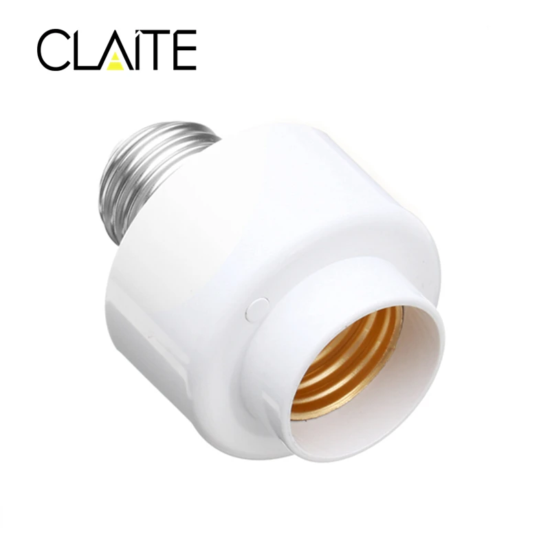 

CLAITE E27 Smart Lamp Holder WiFi Control Bulb Adapter Socket Work With Alexa Google Home IFTTT AC85-265V