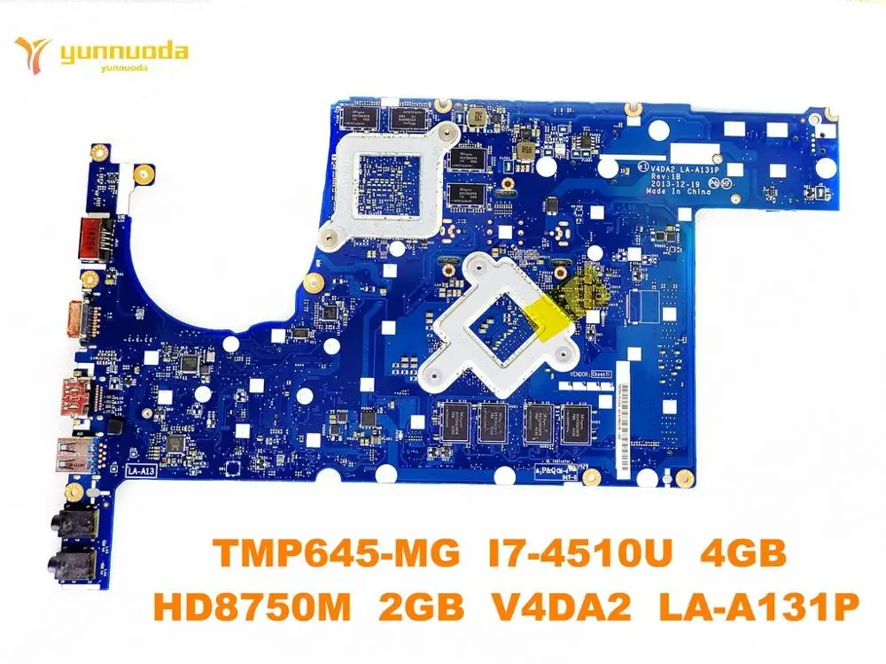 الأصلي لشركة أيسر TMP645-MG P645 اللوحة المحمول TMP645-MG I7-4510U 4 GB HD8750M 2 GB V4DA2 LA-A131P اختبار جيد شحن مجاني الأصلي لشركة أيسر TMP645-MG P645 اللوحة المحمول TMP645-MG I7-4510U 4 GB HD8750M 2 GB V4DA2 LA-A131P اختبار جيد شحن مجاني