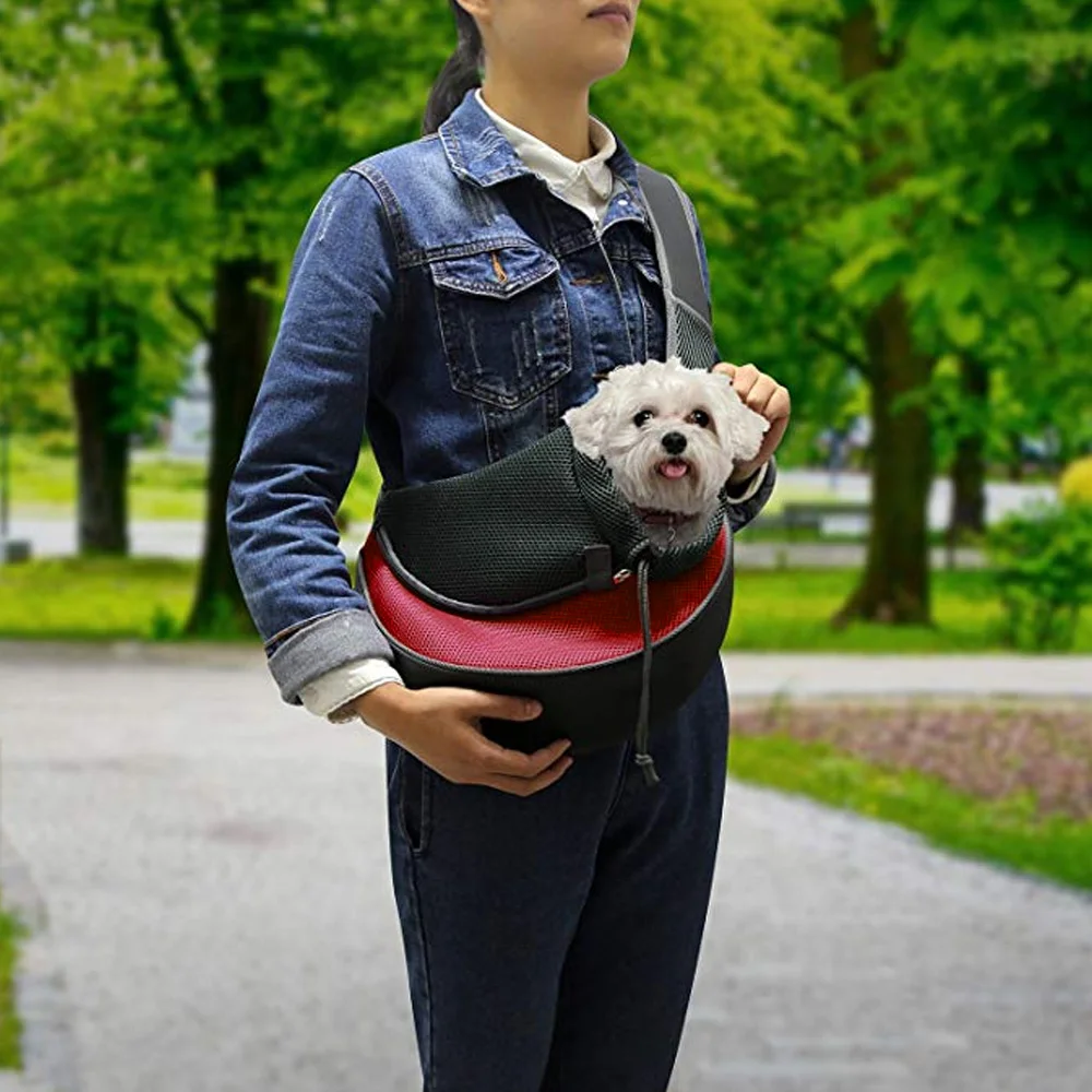 

GT Pet Carrier Dog Front Carrying Bags Carrying Cat Dog Puppy Backpack Travel Handbag Pouch Mesh Oxford Single Shoulder Bag