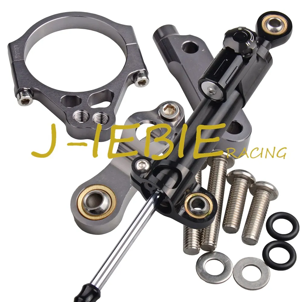 CNC Steering Damper Stabilizer and Titanium Bracket Mounting For