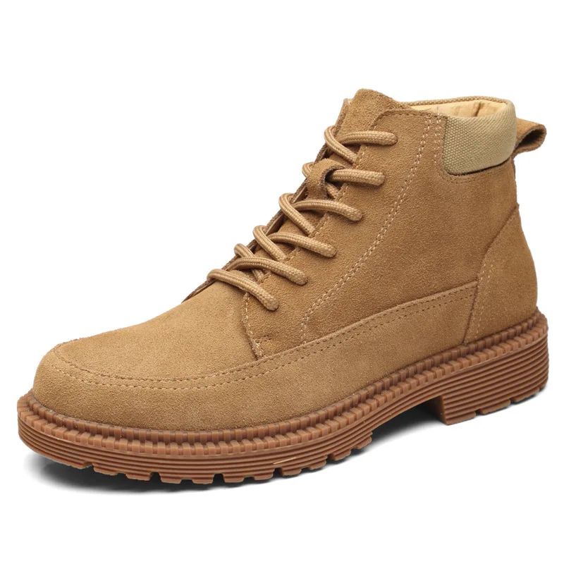 

Spring/autumn genuine leather boots men adult men shoes casual shoes