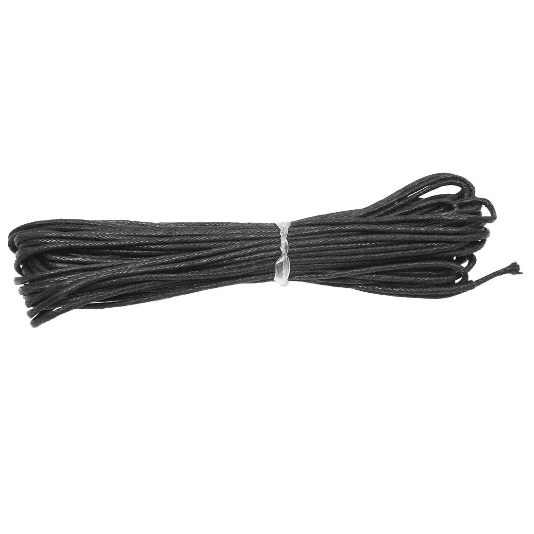 

10m watchband wax cord Bead watches yarn waxed cotton 1.5mm Black