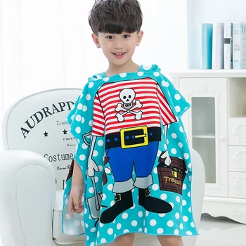 

Children Towels Cute Cartoon Hooded Beach Cover Towel Soft Animal Printed Baby Kids Bath Towel