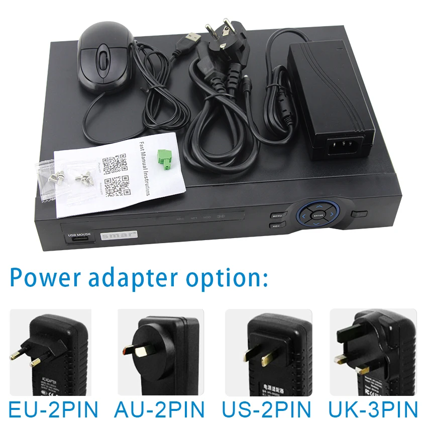 Видеорегистратор Smar FULL HD 32 канала 1080P CCTV NVR 25 каналов 5 Мп 8 4K сетевой
