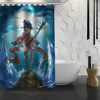 

New Kubo And The Two Strings Custom Shower Curtain Waterproof Fabric Bath Curtain for Bathroom WJY1.17