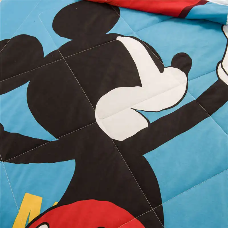 Disney Mickey Mouse одеяло стеганое постельные принадлежности хлопковая ткань для