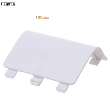 FZQWEG 100 шт Белая Крышка батарейного отсека Замена корпуса для xbox One беспроводной
