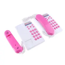 Twin Phone Wired Intercom Children's Kid's Toy Telephone Set with 2 Telephones, Ringing Sound, Talk to Each Other